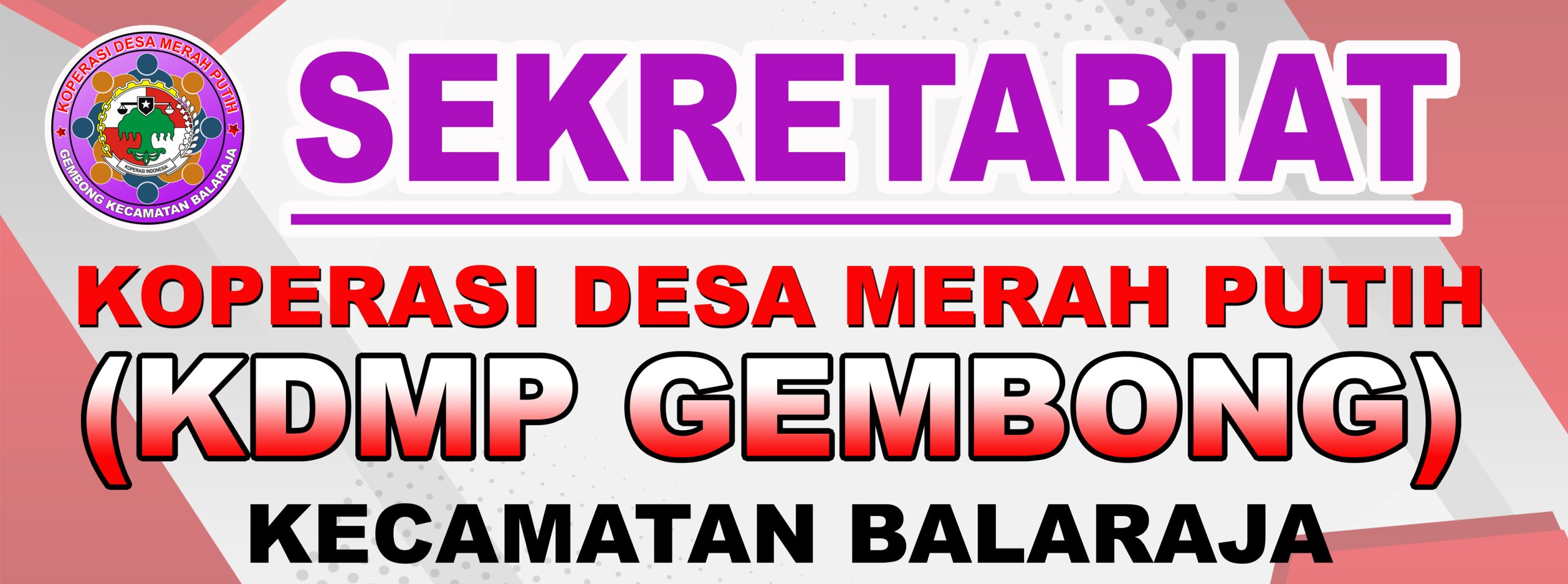 KOPERASI DESA MERAH PUTIH GEMBONG KECAMATAN BALARAJA KOPERASI DESA MERAH PUTIH GEMBONG KECAMATAN BALARAJA